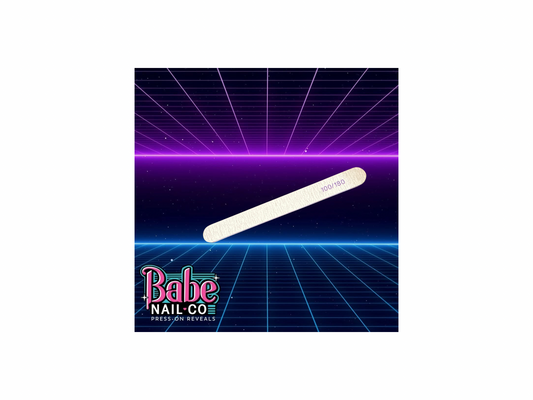 Professional Double-Sided Nail File – 100/180 Grit